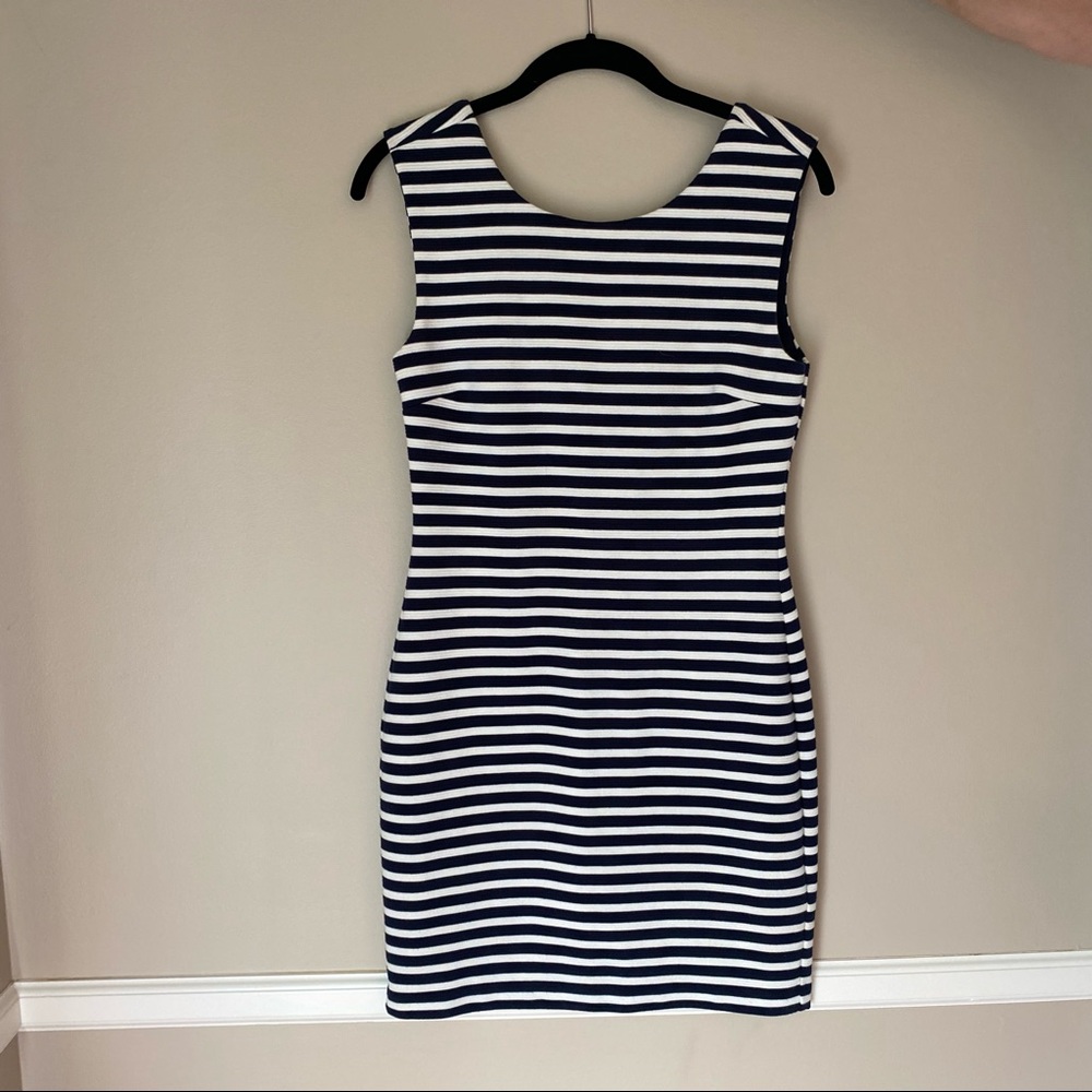 Juicy Couture Navy and White Striped dress